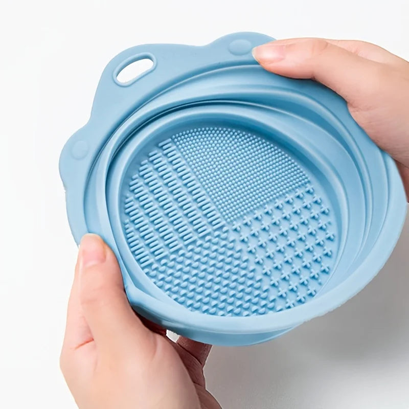 BrushClean – Recipiente para limpiar brochas de maquillaje y herramienta de limpieza profunda