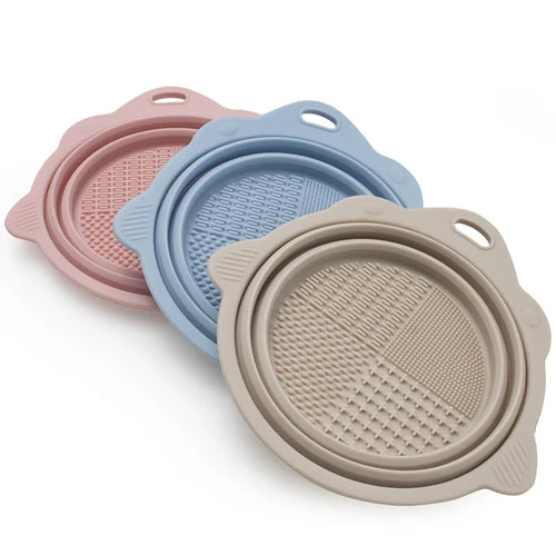 BrushClean – Recipiente para limpiar brochas de maquillaje y herramienta de limpieza profunda