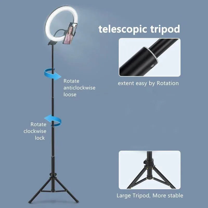 RingShot Pro – Ring Light LED com Tripé