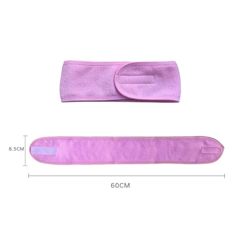 Wide Spa Headband | Adjustable | Makeup & Shower | 10 Colours