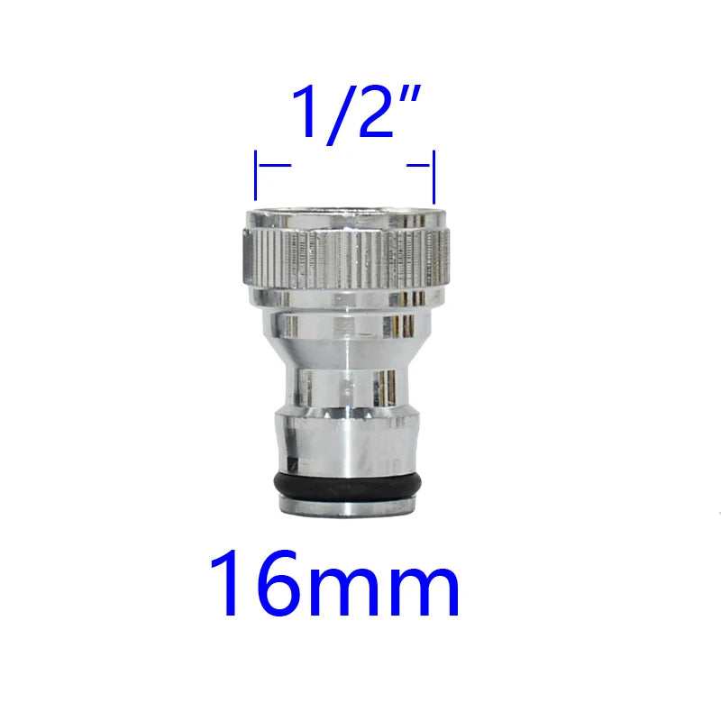 Conector Rápido de Latão para Mangueira de Jardim | Rosca 1/2" 3/4" 5/8" | Encaixes Macho e Fêmea