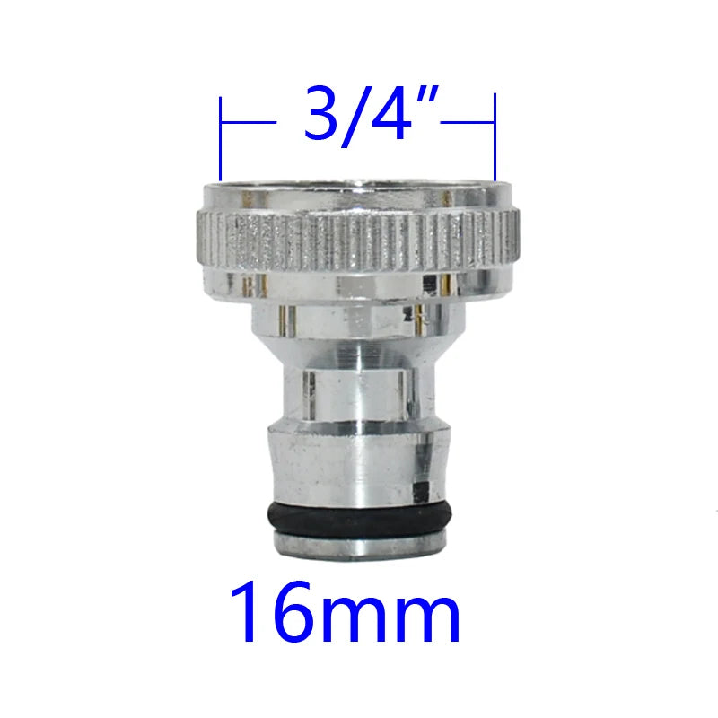 Conector Rápido de Latão para Mangueira de Jardim | Rosca 1/2" 3/4" 5/8" | Encaixes Macho e Fêmea