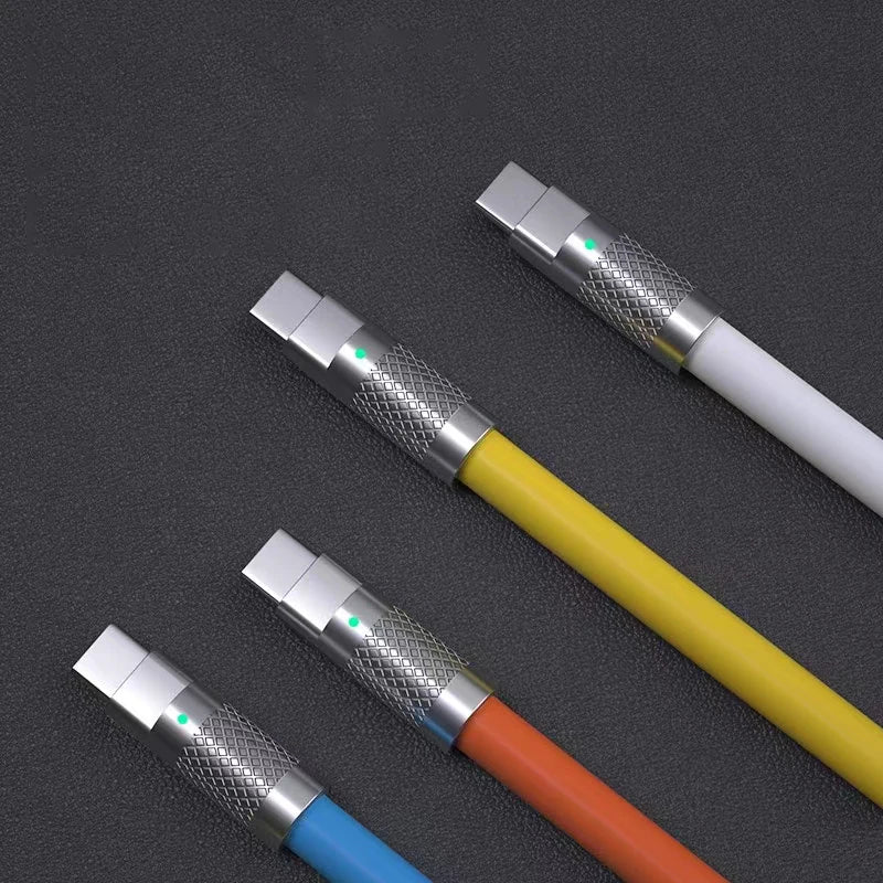 FlexCharge 120W – Cabo de Carregamento Rápido USB-C