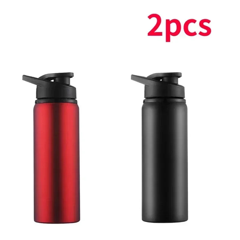 Garrafa de Água Desportiva em Aço Inoxidável — 600ml, Sem BPA, Pack Múltiplo