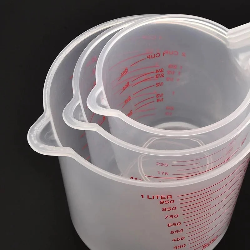 Conjunto de 3 Copos Medidores – 250ml, 500ml e 1000ml