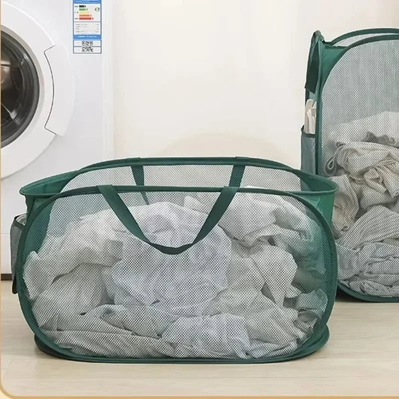 LaundryPop – Cesto de Roupa Dobrável Pop-Up