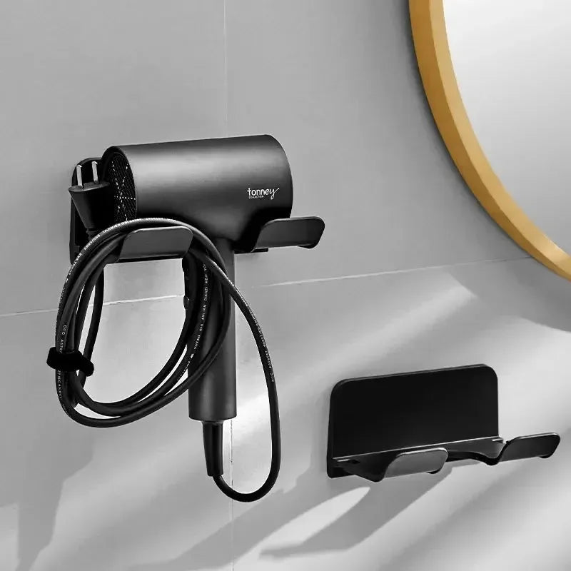 Soporte de secador de pelo de pared — No requiere taladrar