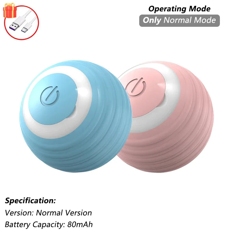 PawBall – Juguete interactivo automático con forma de pelota rodante para gatos y perros