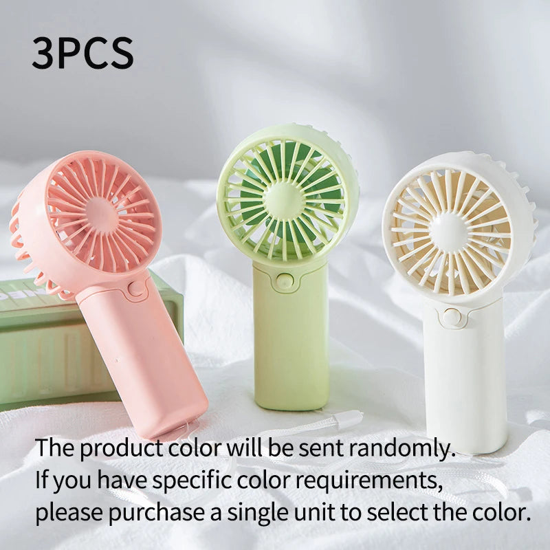 Lindo miniventilador de mano | Ventilador de bolsillo portátil con cordón