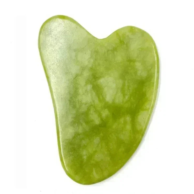 GlowRoller – Juego de Gua Sha y Rodillo Facial de Jade Natural