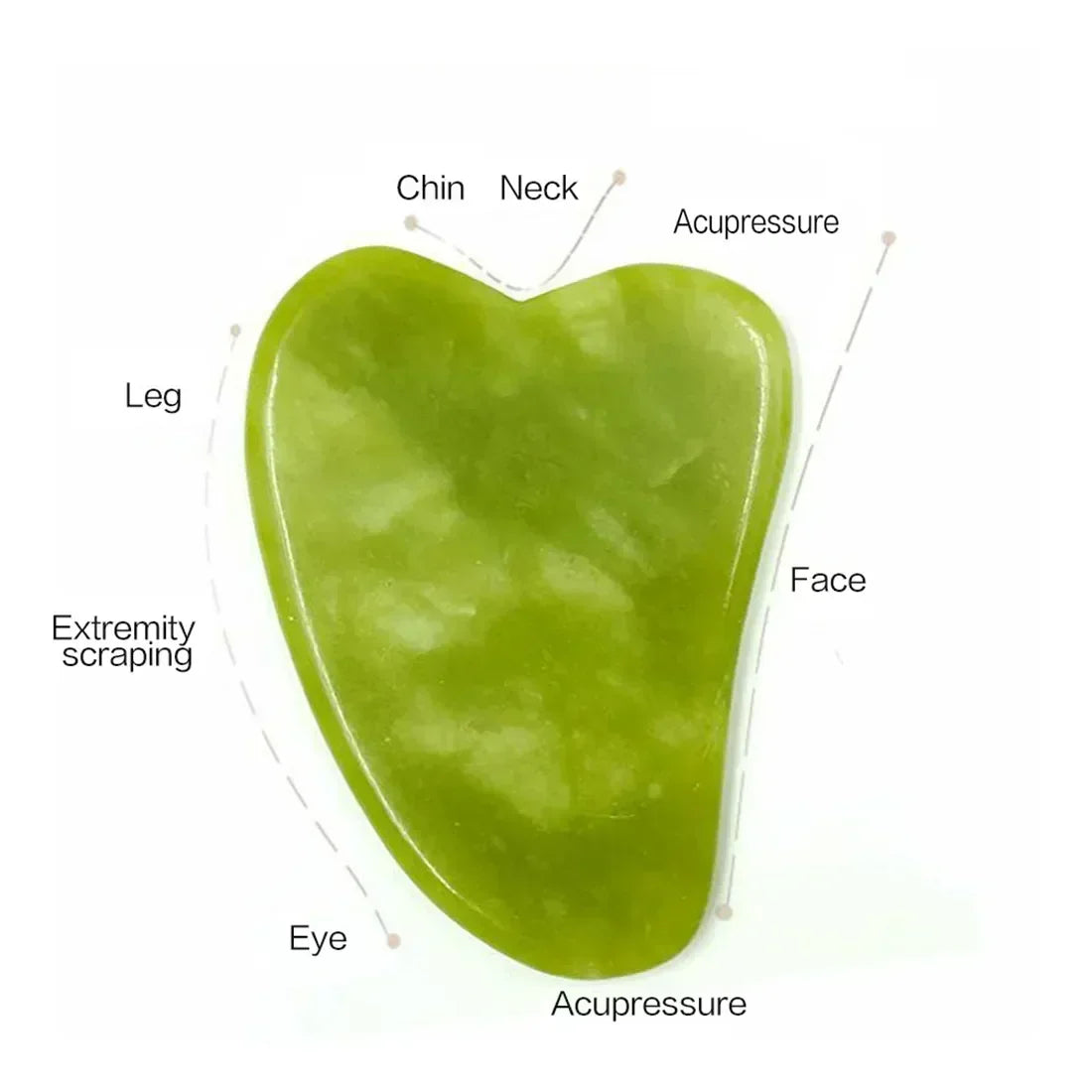 GlowRoller – Juego de Gua Sha y Rodillo Facial de Jade Natural
