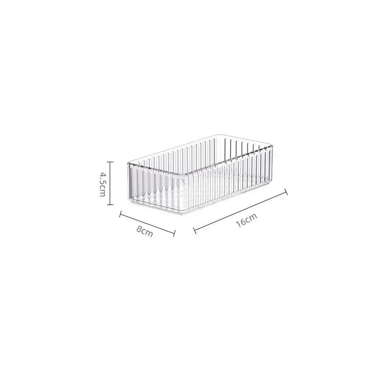 ClearStore Desk – Organizador de Secretária Transparente Multiusos