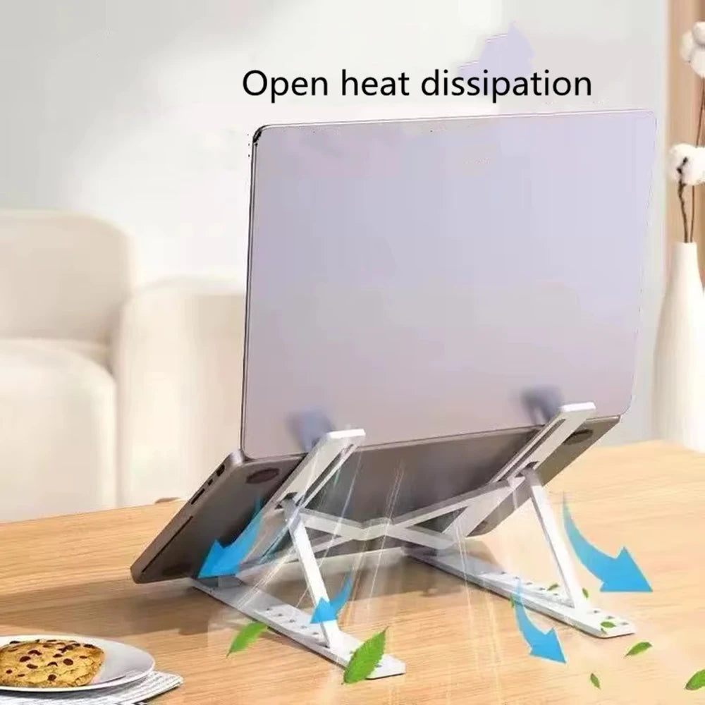 Suporte Dobrável para Portátil | Suporte Ergonómico Ajustável para Notebook e Tablet