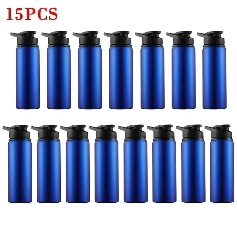 Garrafa de Água Desportiva em Aço Inoxidável — 600ml, Sem BPA, Pack Múltiplo