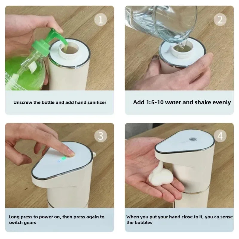 FoamSense – Automatic Touchless Soap Dispenser with USB-C Charging