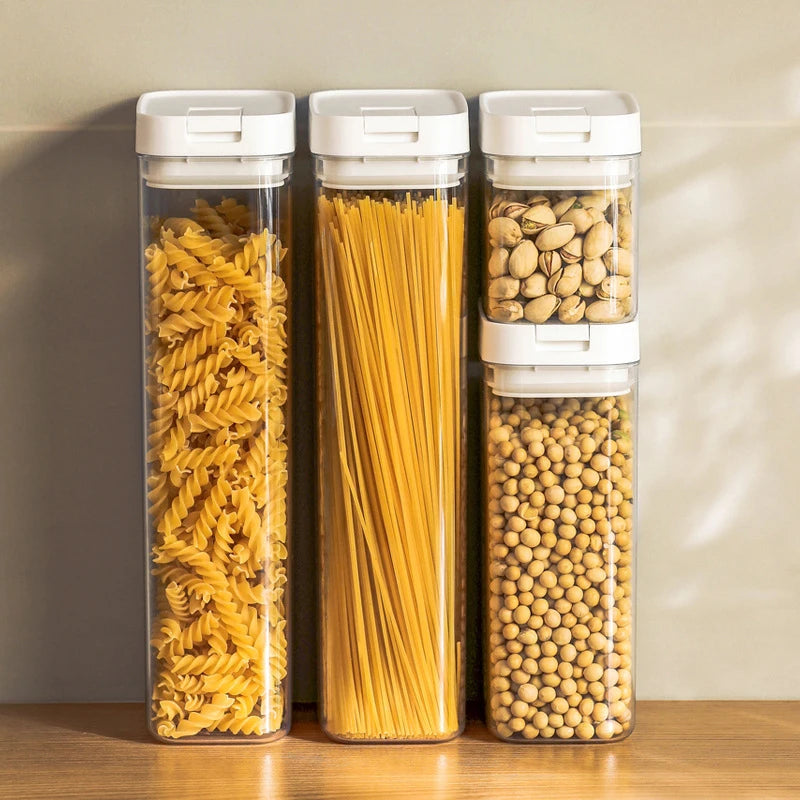 ClearStore Pasta – Recipiente Hermético Transparente para Armazenar Massas