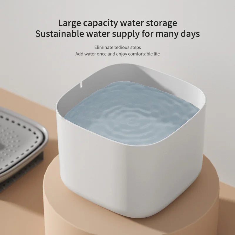 PawFountain XL – Fuente de Agua para Gatos de Gran Capacidad de 3 L