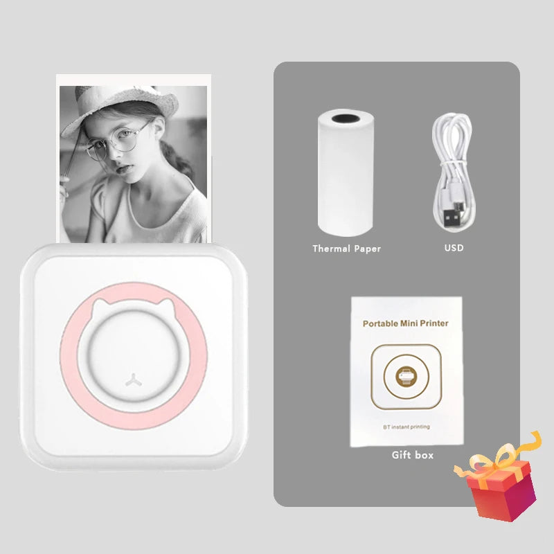 PrintMini – Impresora Térmica Portátil Inalámbrica Bluetooth