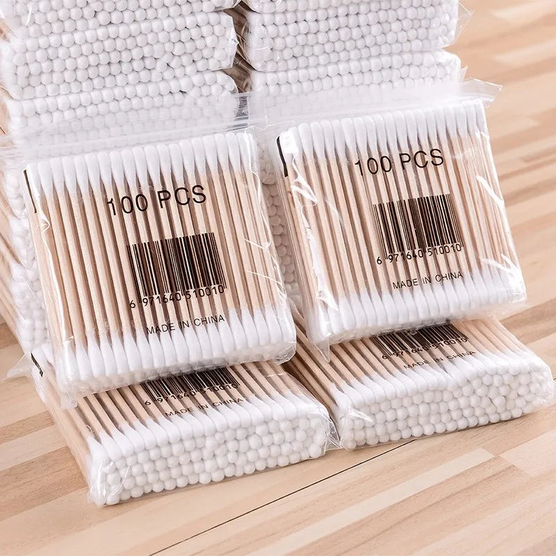 SwabPro – Cotonetes de Precisão para Cosméticos e Unhas