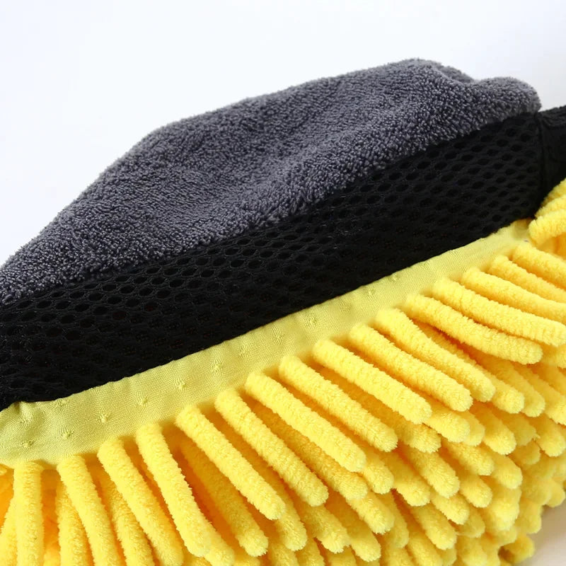 Coral Car Wash Glove | Ultra-Soft Anti-Scratch Mitt | 25×18cm