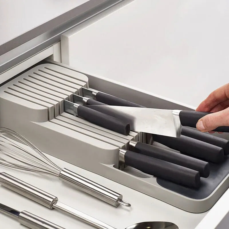 DrawerOrder – Organizador de Talheres e Utensílios para Gaveta de Cozinha