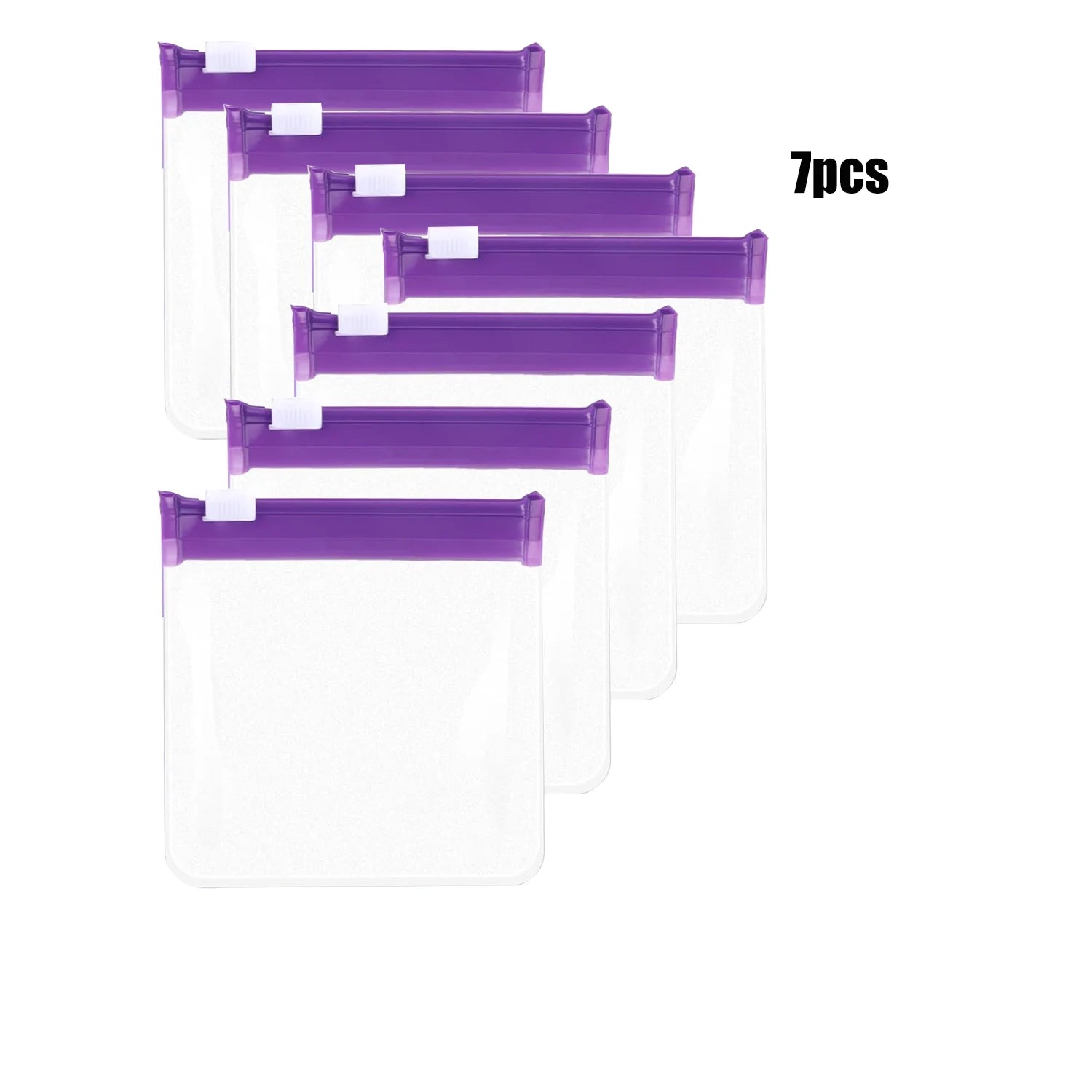 PillPouch 7 – Sacos Reutilizáveis com Fecho de Correr para Organizar Comprimidos e Medicamentos