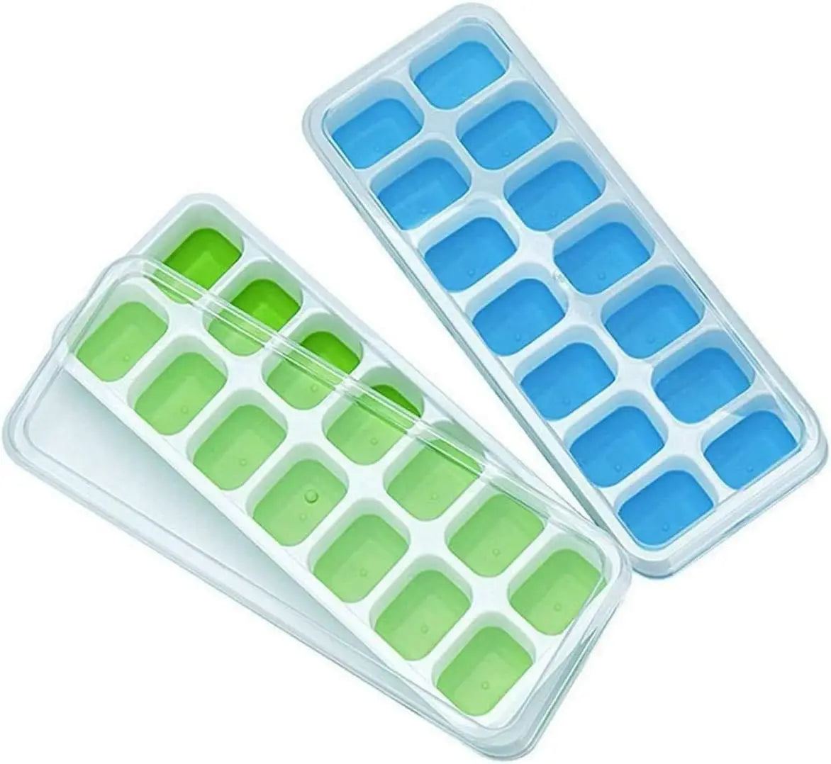 IcePerfect – Tabuleiro de Silicane para Cubos de Gelo com Tampa