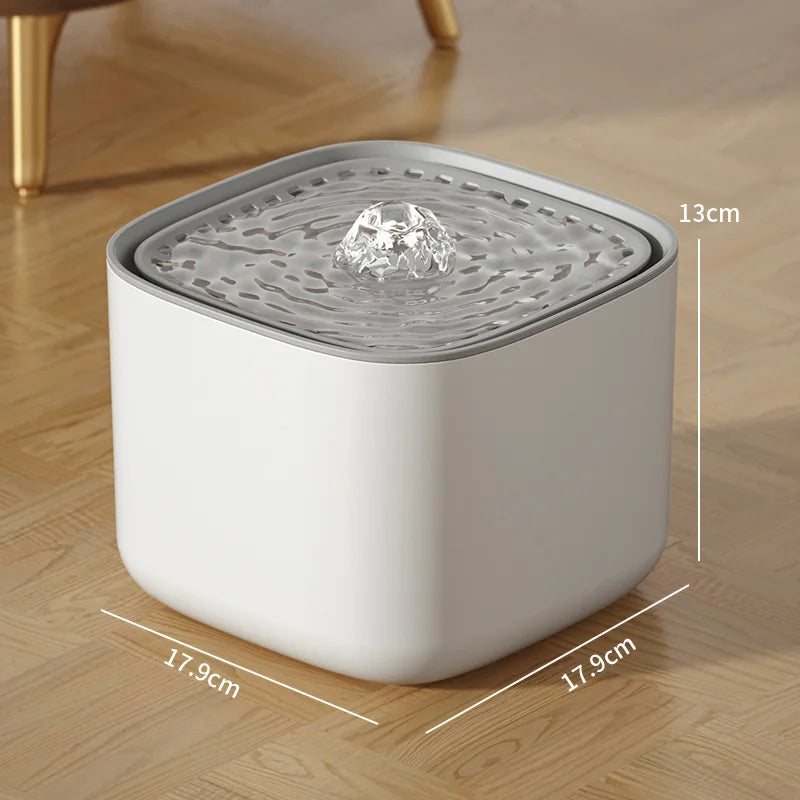 PawFountain XL – Fuente de Agua para Gatos de Gran Capacidad de 3 L