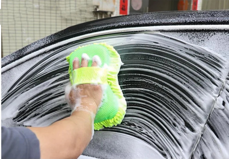 Microfiber Car Wash Glove | Ultra-Soft Detailing Mitt | Scratch-Free