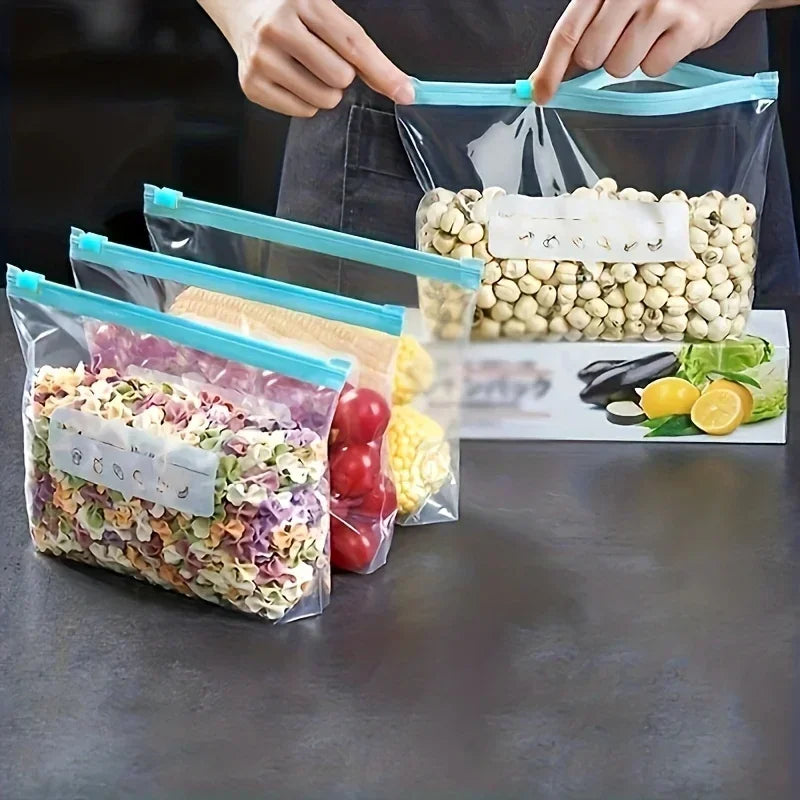 FreshBag Set – Sacos Reutilizáveis de Silicone para Armazenamento de Alimentos