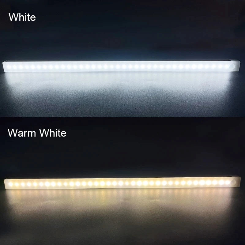 Luz LED para Armário com Sensor de Movimento — Recarregável por USB-C