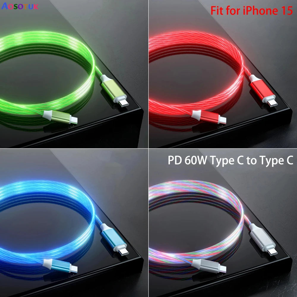 SmartCharge 60W – Cabo de Carregamento Rápido USB-C com Ecrã LED