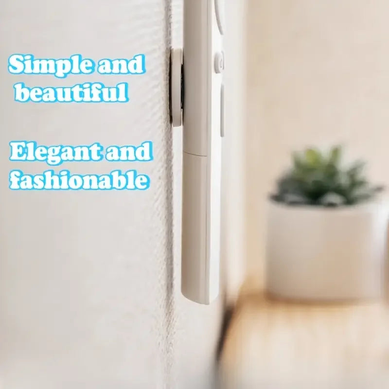 Magnetic Remote Holder | No-Drill Wall Mount | Set of 3 | White