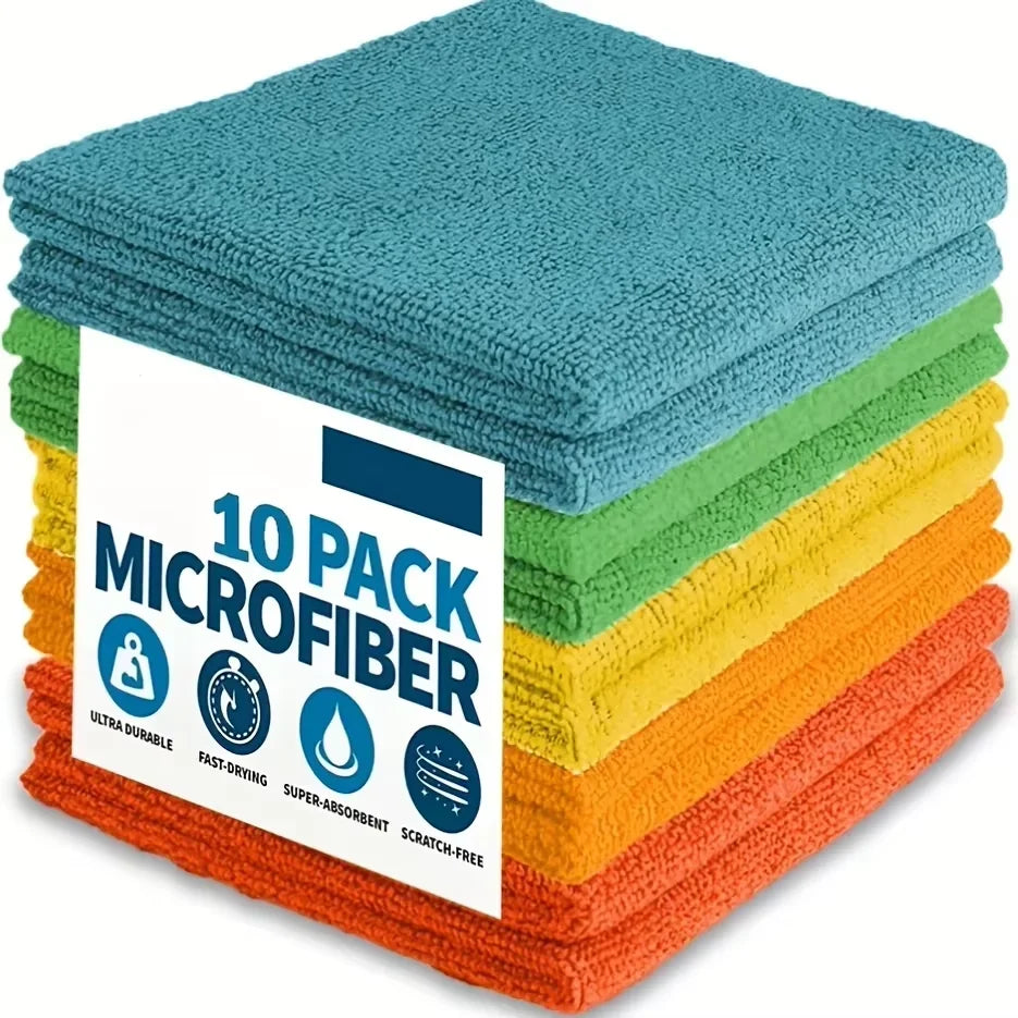 Paños de limpieza de microfibra para cocina | Paquete de 5, 10 o 20