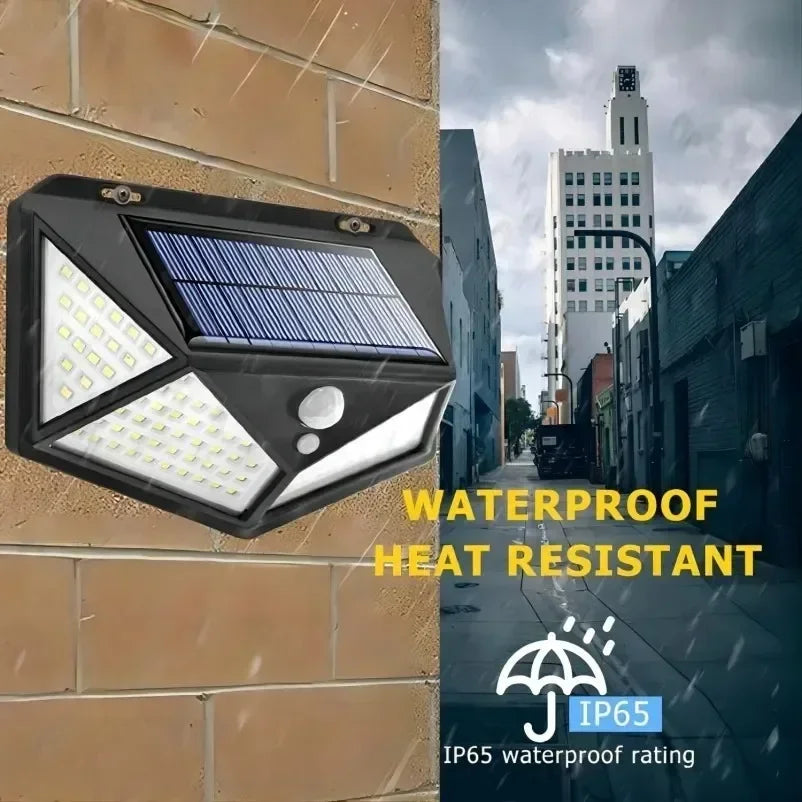 Solar Motion Sensor Light | 100 LED | 270° | IP65 Waterproof | 3 Modes