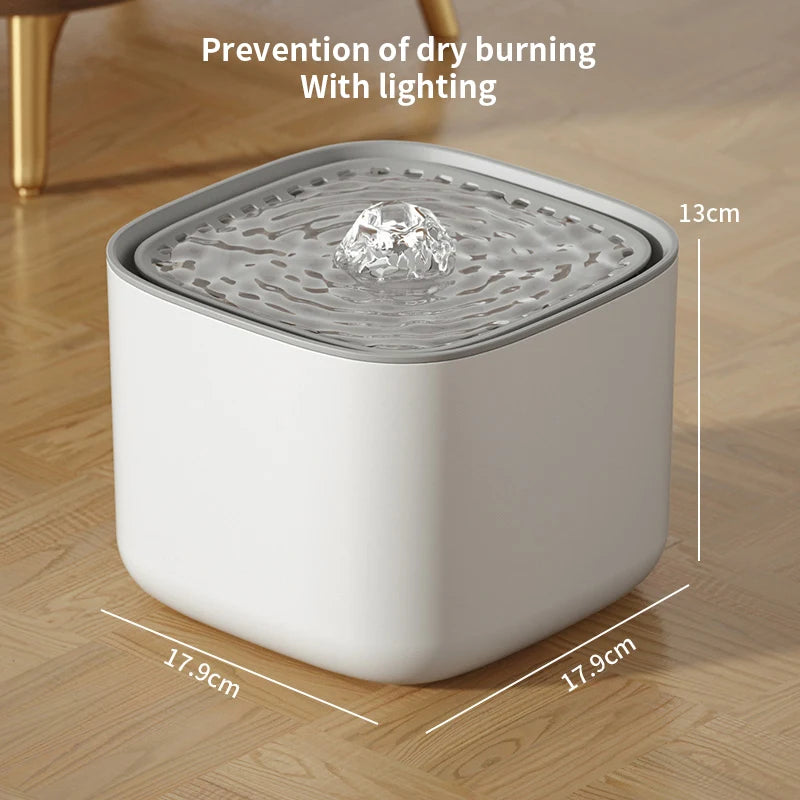 PawFountain XL – Fuente de Agua para Gatos de Gran Capacidad de 3 L