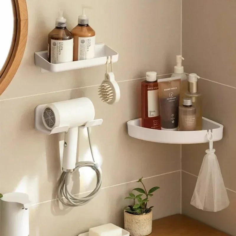 Soporte de secador de pelo de pared — No requiere taladrar
