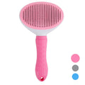 GroomBrush – Escova Slicker de Remoção de Pelo de Animais de Estimação com Limpeza Automática