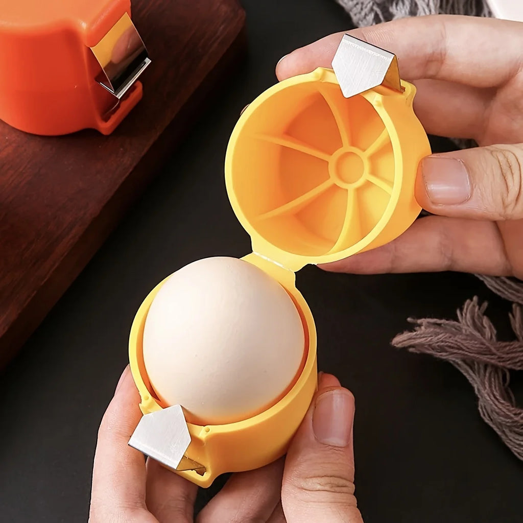 Partidor de Ovos Portátil e Separador de Gemas | Utensílio de Cozinha Rápido para Usar com Uma Mão