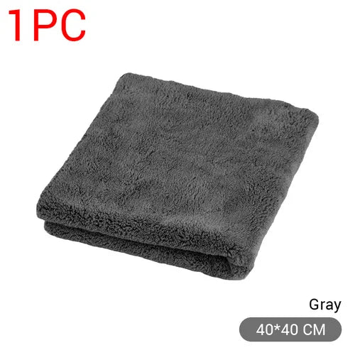 Toalha de microfibra para lavagem de carros — Super absorvente e sem fiapos