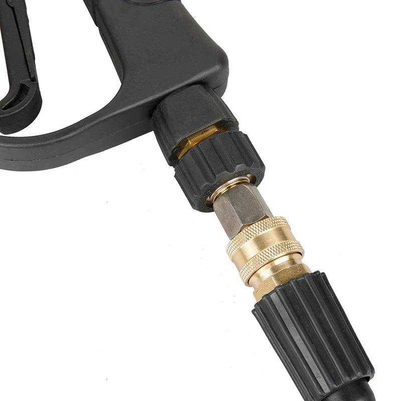 Juego de adaptadores para hidrolimpiadora | M22 de 14mm y 15mm a conexión rápida de 1/4" | Giratorio y completo