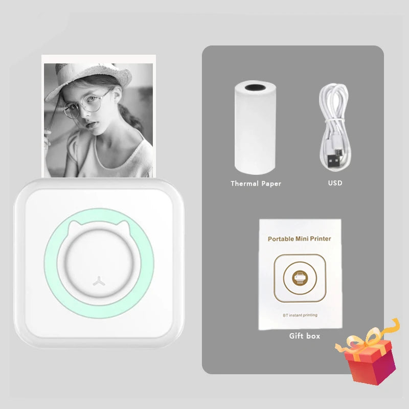 PrintMini – Impresora Térmica Portátil Inalámbrica Bluetooth