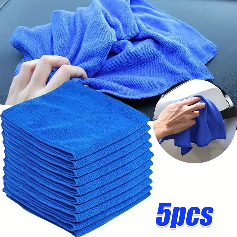 Paños de limpieza de microfibra para coche y hogar — Antibacterianos, de secado rápido, multipaquete