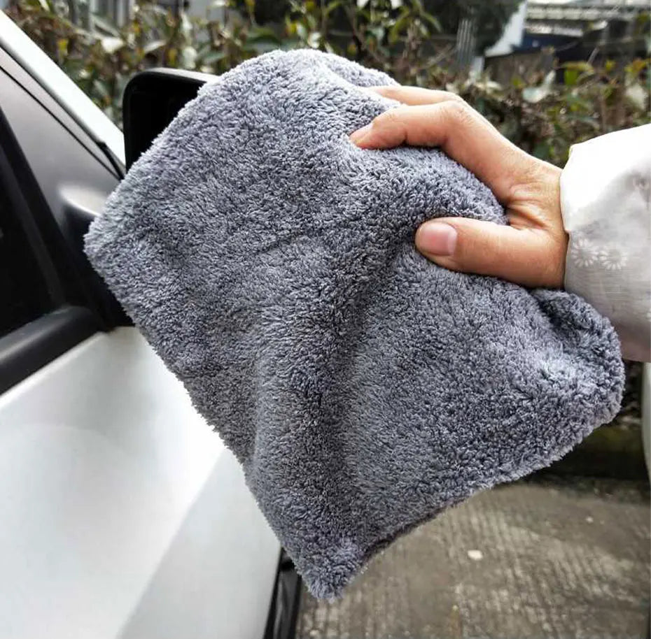 Toalla de microfibra para lavado de coches — Súper absorbente y sin pelusas