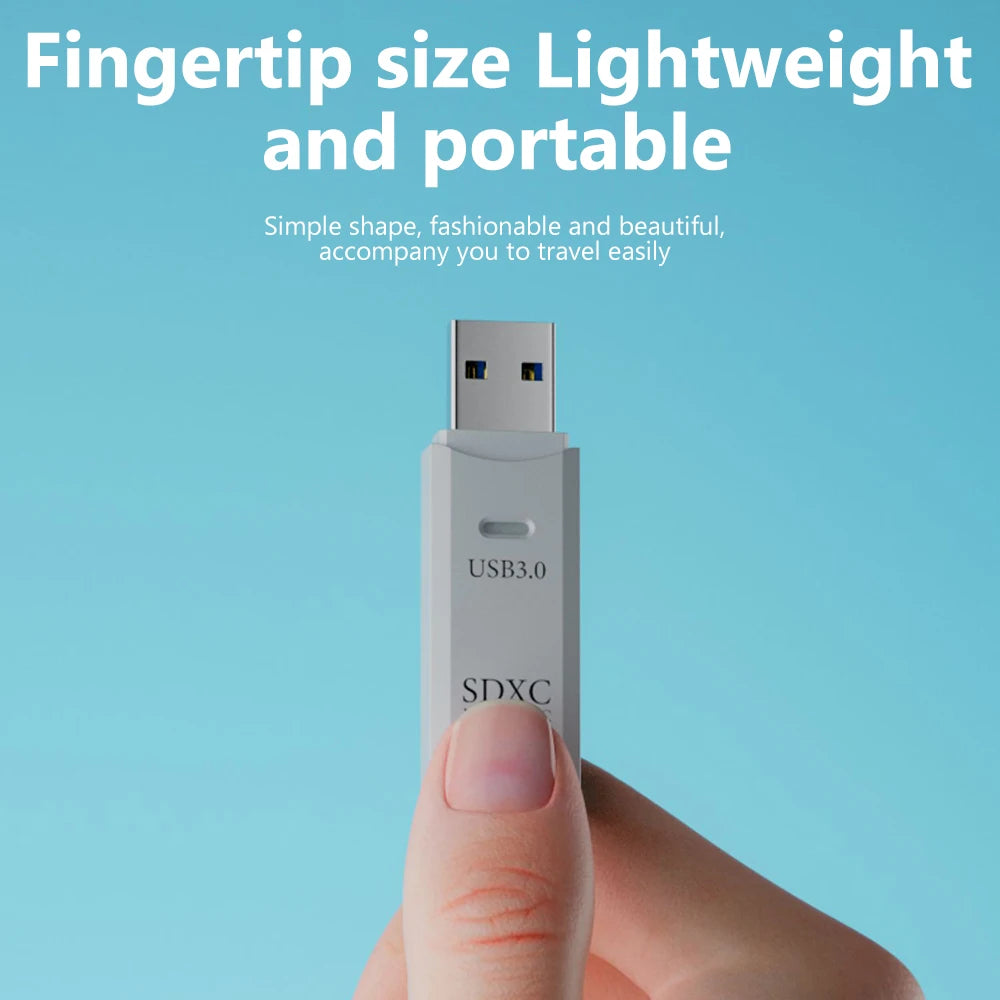 Lector de tarjetas USB 2 en 1 – TF y SD | USB 2.0 y 3.0