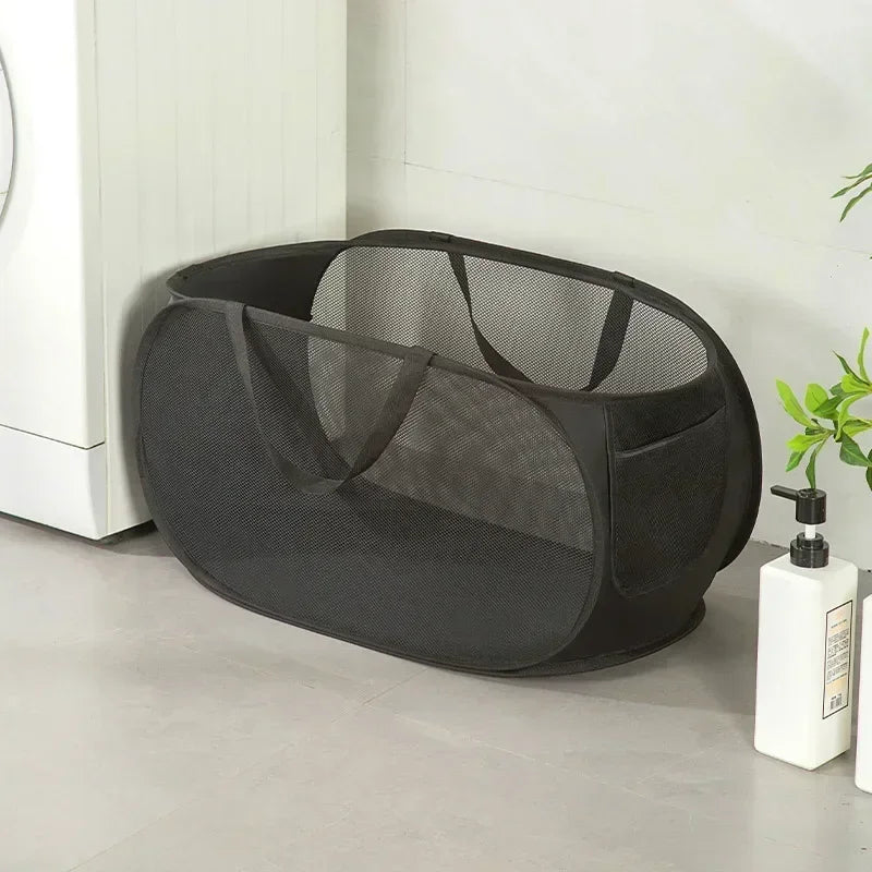 LaundryPop – Cesto de Roupa Dobrável Pop-Up