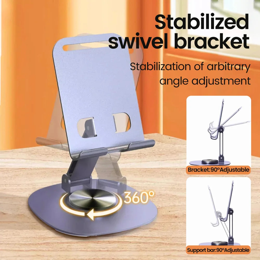 Rotating Desktop Phone & Tablet Stand | Universal | 360° Adjustable