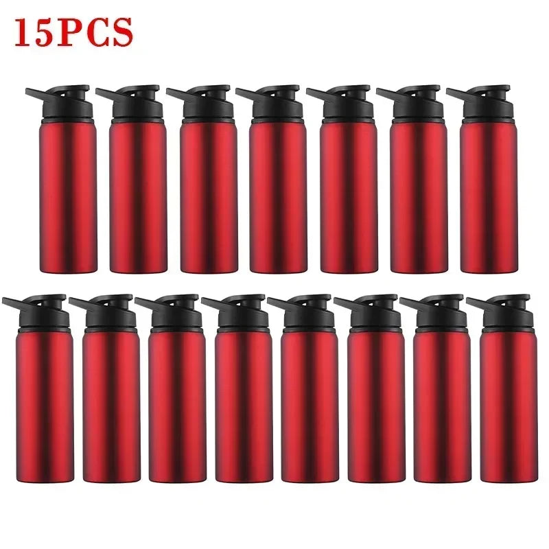 Garrafa de Água Desportiva em Aço Inoxidável — 600ml, Sem BPA, Pack Múltiplo
