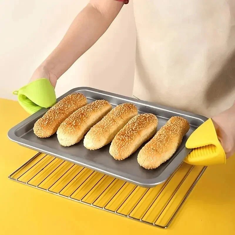 Luvas de Forno em Silicone — Luvas de Cozinha Resistentes ao Calor (Conjunto de 2)