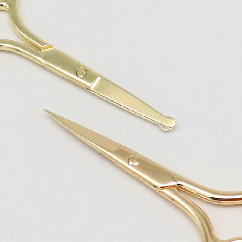 Compact Grooming Scissors | Stainless Steel | Eyebrow, Nose & Nail | 10 Styles